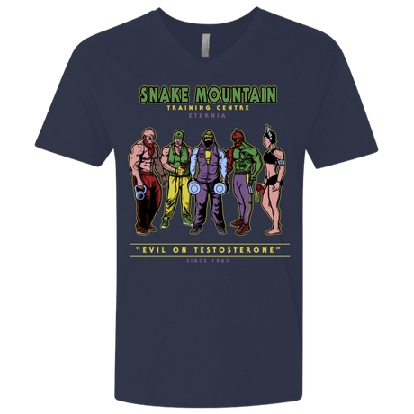 T-Shirts Midnight Navy / X-Small Evil On Testosterone Men's Premium V-Neck