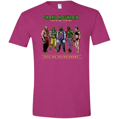 T-Shirts Antique Heliconia / S Evil On Testosterone Men's Semi-Fitted Softstyle