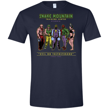 T-Shirts Navy / X-Small Evil On Testosterone Men's Semi-Fitted Softstyle