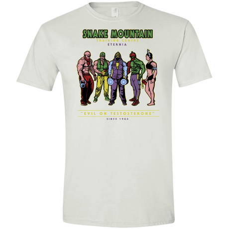 T-Shirts White / X-Small Evil On Testosterone Men's Semi-Fitted Softstyle