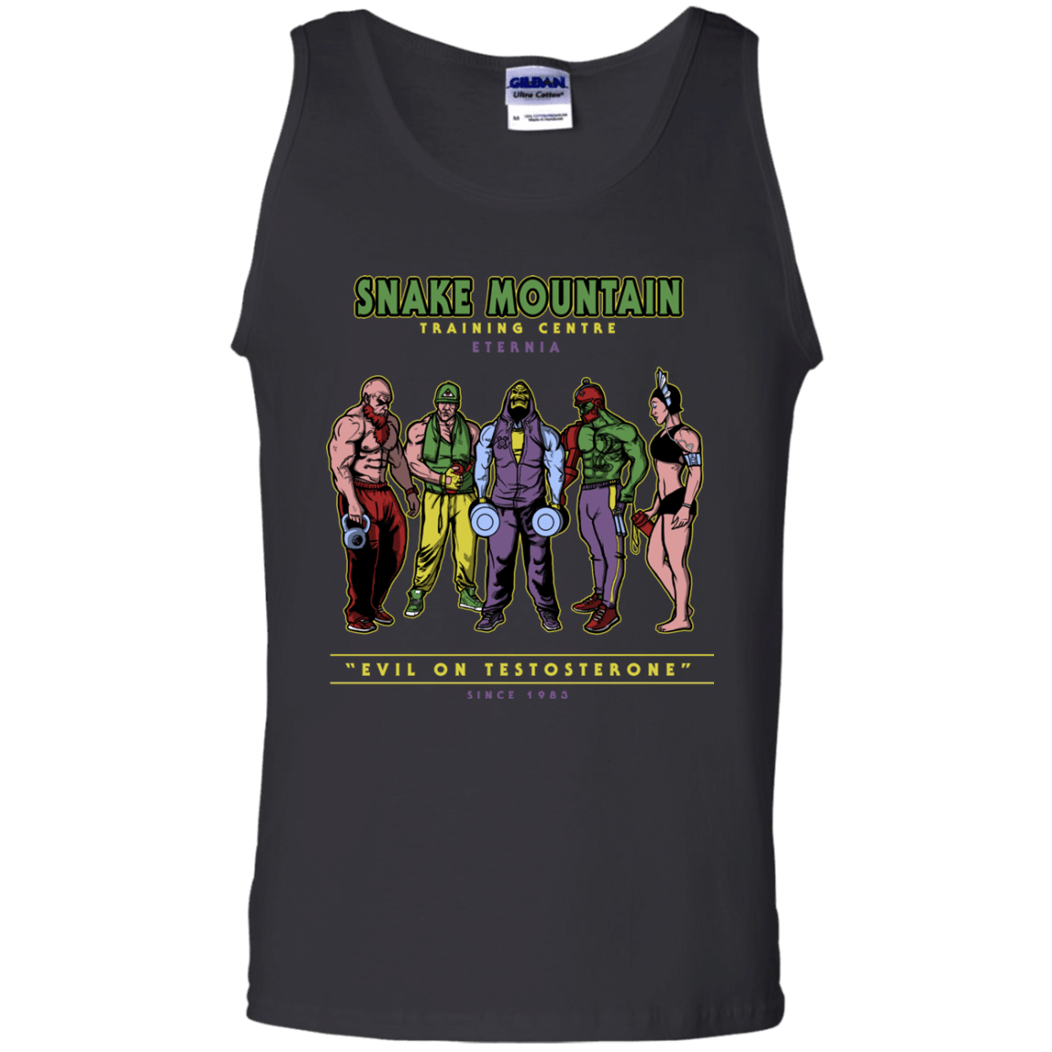 T-Shirts Black / S Evil On Testosterone Men's Tank Top