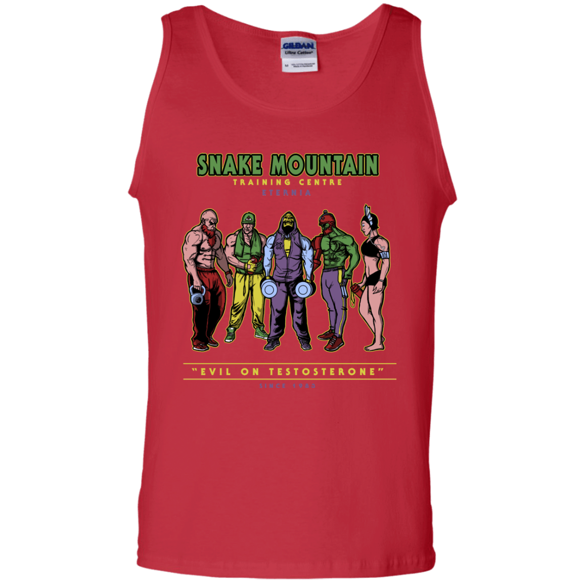 T-Shirts Red / S Evil On Testosterone Men's Tank Top