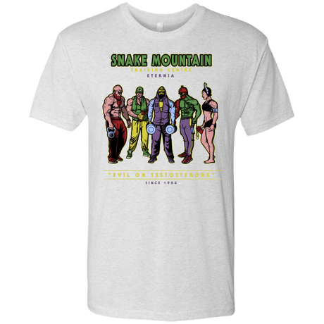 T-Shirts Heather White / S Evil On Testosterone Men's Triblend T-Shirt