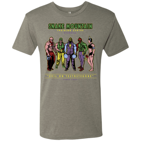 T-Shirts Venetian Grey / S Evil On Testosterone Men's Triblend T-Shirt