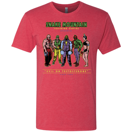 T-Shirts Vintage Red / S Evil On Testosterone Men's Triblend T-Shirt