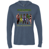 T-Shirts Indigo / X-Small Evil On Testosterone Triblend Long Sleeve Hoodie Tee