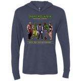 T-Shirts Vintage Navy / X-Small Evil On Testosterone Triblend Long Sleeve Hoodie Tee