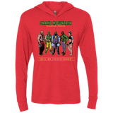 T-Shirts Vintage Red / X-Small Evil On Testosterone Triblend Long Sleeve Hoodie Tee