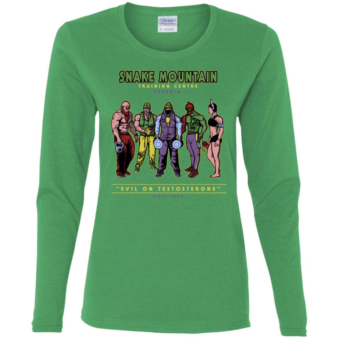 T-Shirts Irish Green / S Evil On Testosterone Women's Long Sleeve T-Shirt