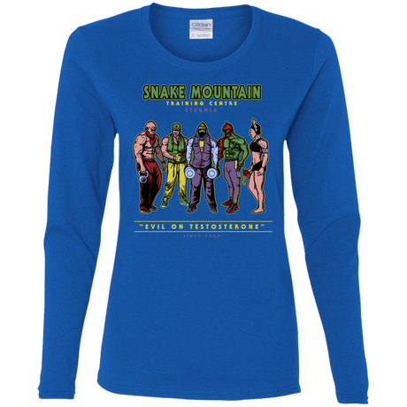 T-Shirts Royal / S Evil On Testosterone Women's Long Sleeve T-Shirt