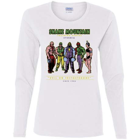 T-Shirts White / S Evil On Testosterone Women's Long Sleeve T-Shirt