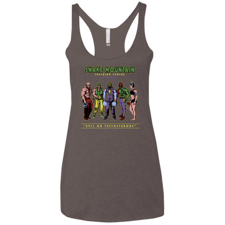 T-Shirts Macchiato / X-Small Evil On Testosterone Women's Triblend Racerback Tank