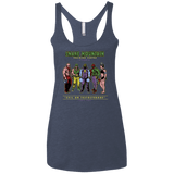 T-Shirts Vintage Navy / X-Small Evil On Testosterone Women's Triblend Racerback Tank