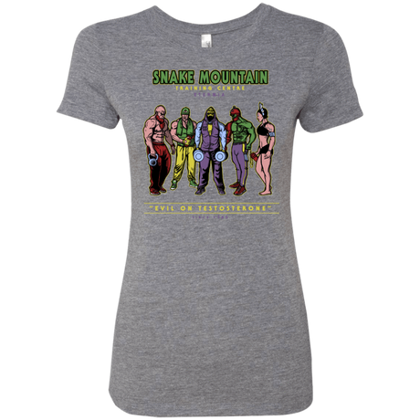 T-Shirts Premium Heather / S Evil On Testosterone Women's Triblend T-Shirt