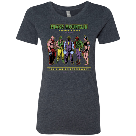 T-Shirts Vintage Navy / S Evil On Testosterone Women's Triblend T-Shirt