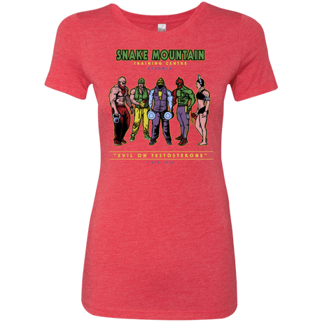 T-Shirts Vintage Red / S Evil On Testosterone Women's Triblend T-Shirt