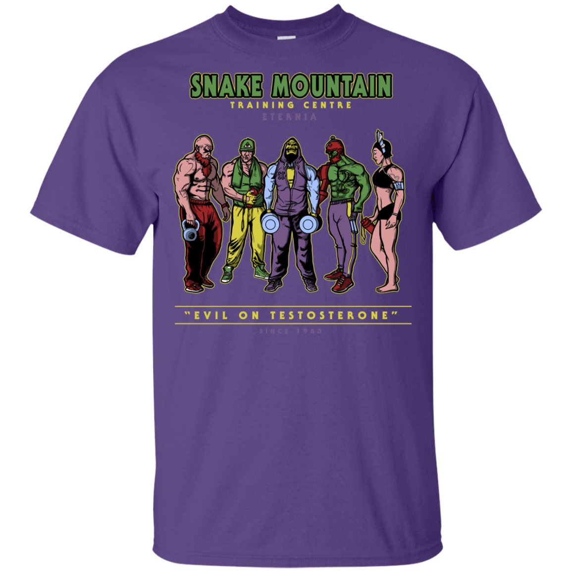 T-Shirts Purple / YXS Evil On Testosterone Youth T-Shirt