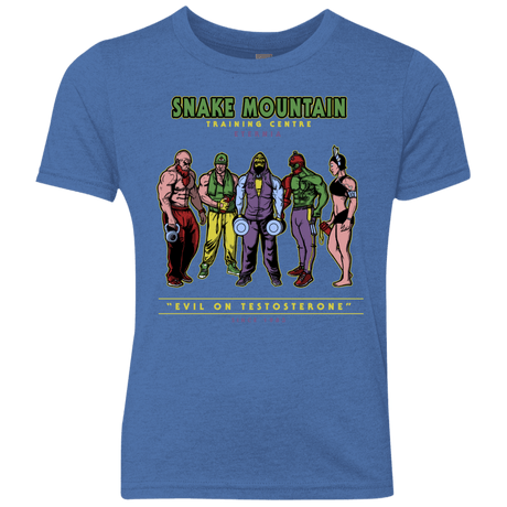 T-Shirts Vintage Royal / YXS Evil On Testosterone Youth Triblend T-Shirt