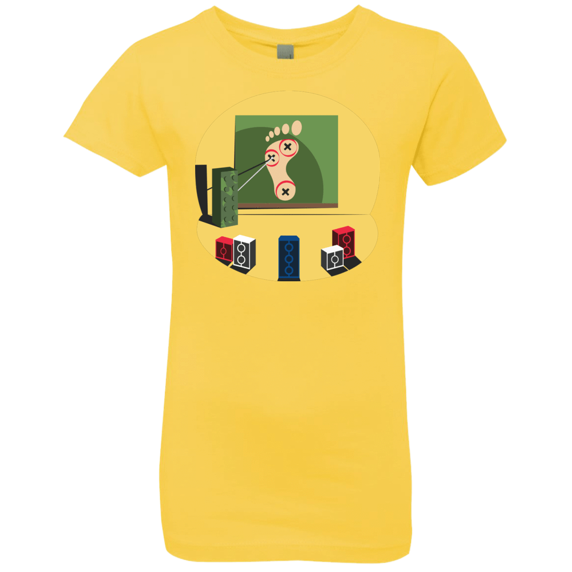 T-Shirts Vibrant Yellow / YXS Evil Plan Girls Premium T-Shirt