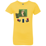 T-Shirts Vibrant Yellow / YXS Evil Plan Girls Premium T-Shirt