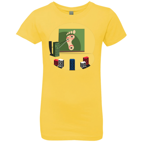 T-Shirts Vibrant Yellow / YXS Evil Plan Girls Premium T-Shirt