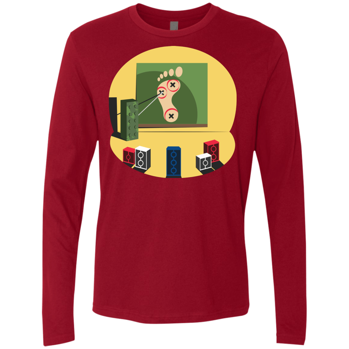 T-Shirts Cardinal / Small Evil Plan Men's Premium Long Sleeve