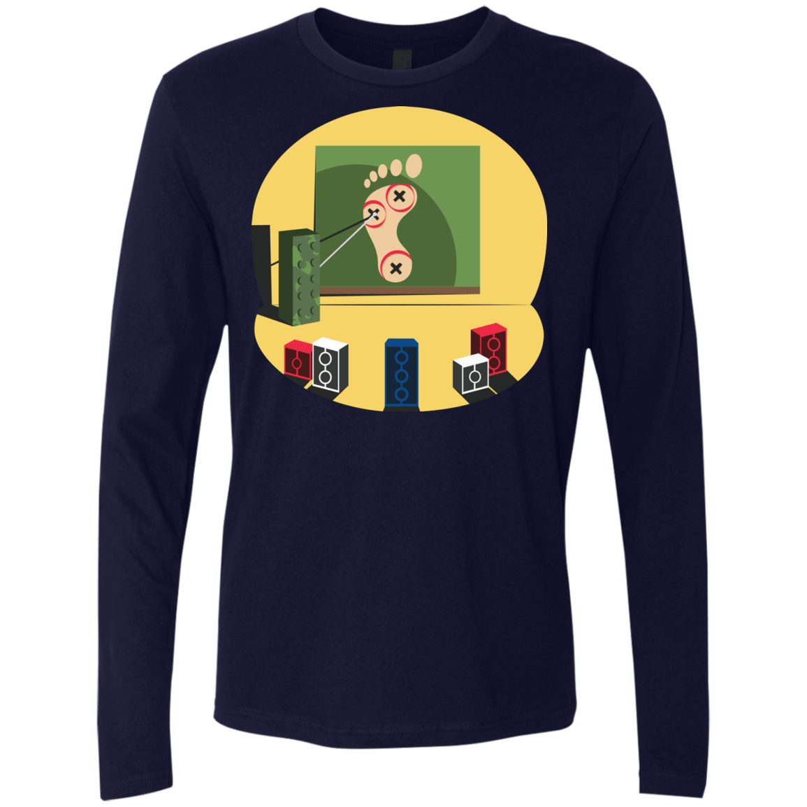 T-Shirts Midnight Navy / Small Evil Plan Men's Premium Long Sleeve