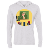 T-Shirts Heather White / X-Small Evil Plan Triblend Long Sleeve Hoodie Tee