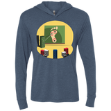 T-Shirts Indigo / X-Small Evil Plan Triblend Long Sleeve Hoodie Tee