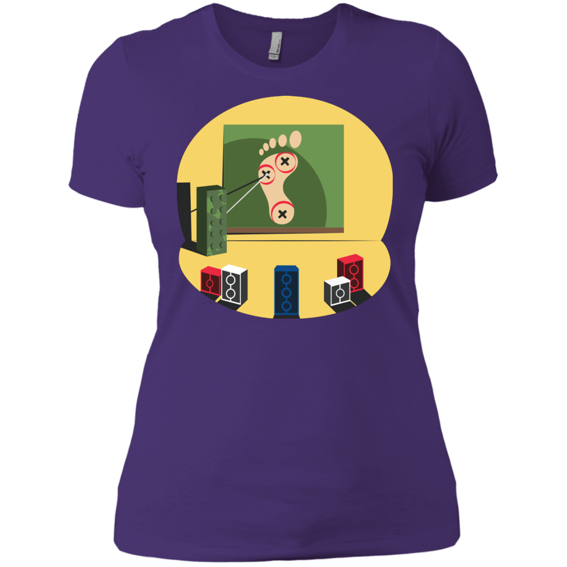 T-Shirts Purple Rush/ / X-Small Evil Plan Women's Premium T-Shirt