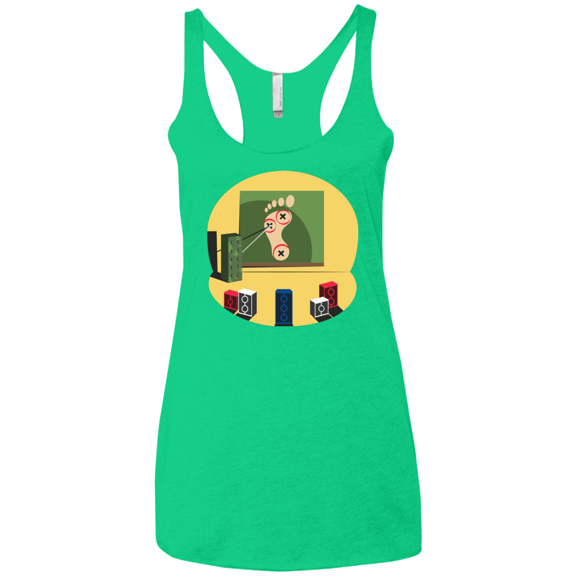 T-Shirts Envy / X-Small Evil Plan Women's Triblend Racerback Tank