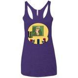 T-Shirts Purple Rush / X-Small Evil Plan Women's Triblend Racerback Tank