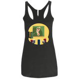 T-Shirts Vintage Black / X-Small Evil Plan Women's Triblend Racerback Tank