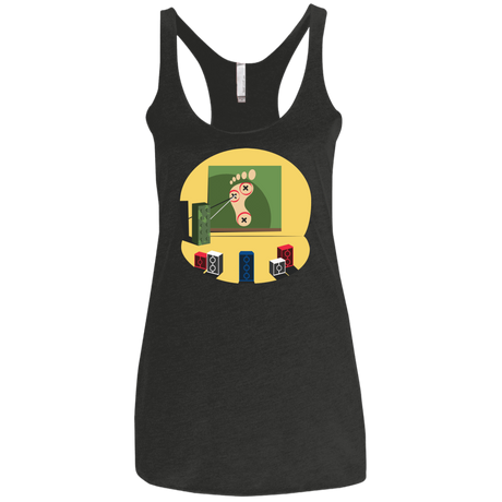 T-Shirts Vintage Black / X-Small Evil Plan Women's Triblend Racerback Tank