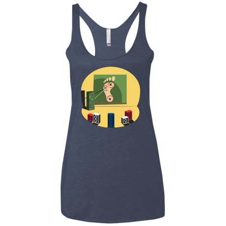 T-Shirts Vintage Navy / X-Small Evil Plan Women's Triblend Racerback Tank