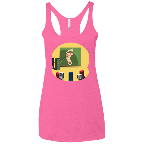 T-Shirts Vintage Pink / X-Small Evil Plan Women's Triblend Racerback Tank