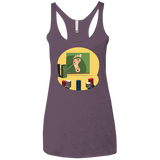 T-Shirts Vintage Purple / X-Small Evil Plan Women's Triblend Racerback Tank