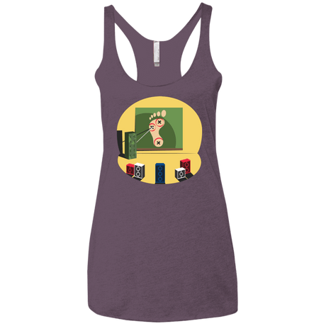 T-Shirts Vintage Purple / X-Small Evil Plan Women's Triblend Racerback Tank