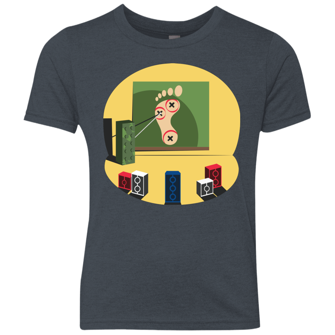 T-Shirts Vintage Navy / YXS Evil Plan Youth Triblend T-Shirt