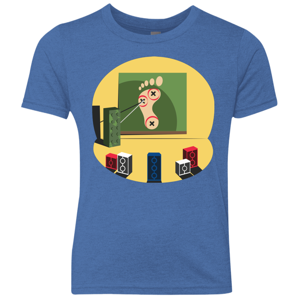 T-Shirts Vintage Royal / YXS Evil Plan Youth Triblend T-Shirt