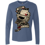 T-Shirts Indigo / Small EVIL SAVE POINT Men's Premium Long Sleeve