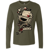 T-Shirts Military Green / Small EVIL SAVE POINT Men's Premium Long Sleeve