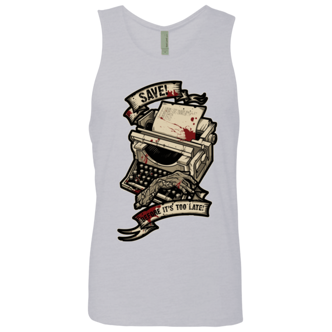 T-Shirts Heather Grey / Small EVIL SAVE POINT Men's Premium Tank Top