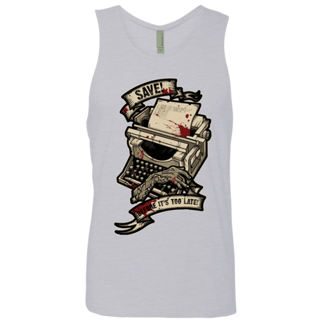 T-Shirts Heather Grey / Small EVIL SAVE POINT Men's Premium Tank Top