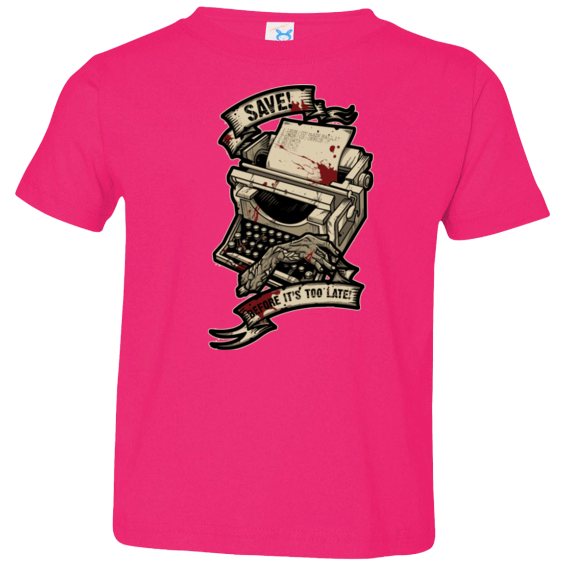 T-Shirts Hot Pink / 2T EVIL SAVE POINT Toddler Premium T-Shirt