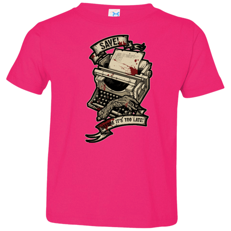 T-Shirts Hot Pink / 2T EVIL SAVE POINT Toddler Premium T-Shirt