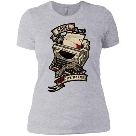 T-Shirts Heather Grey / X-Small EVIL SAVE POINT Women's Premium T-Shirt