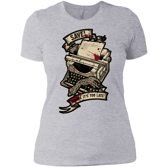 T-Shirts Heather Grey / X-Small EVIL SAVE POINT Women's Premium T-Shirt