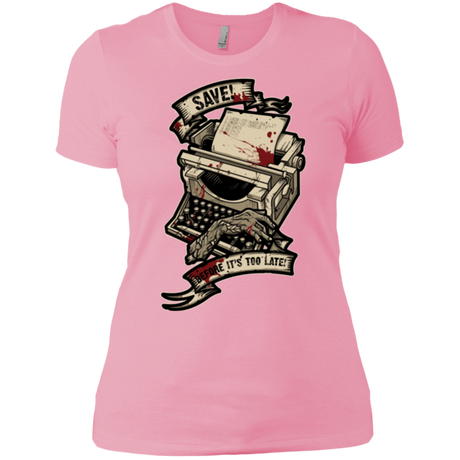 T-Shirts Light Pink / X-Small EVIL SAVE POINT Women's Premium T-Shirt