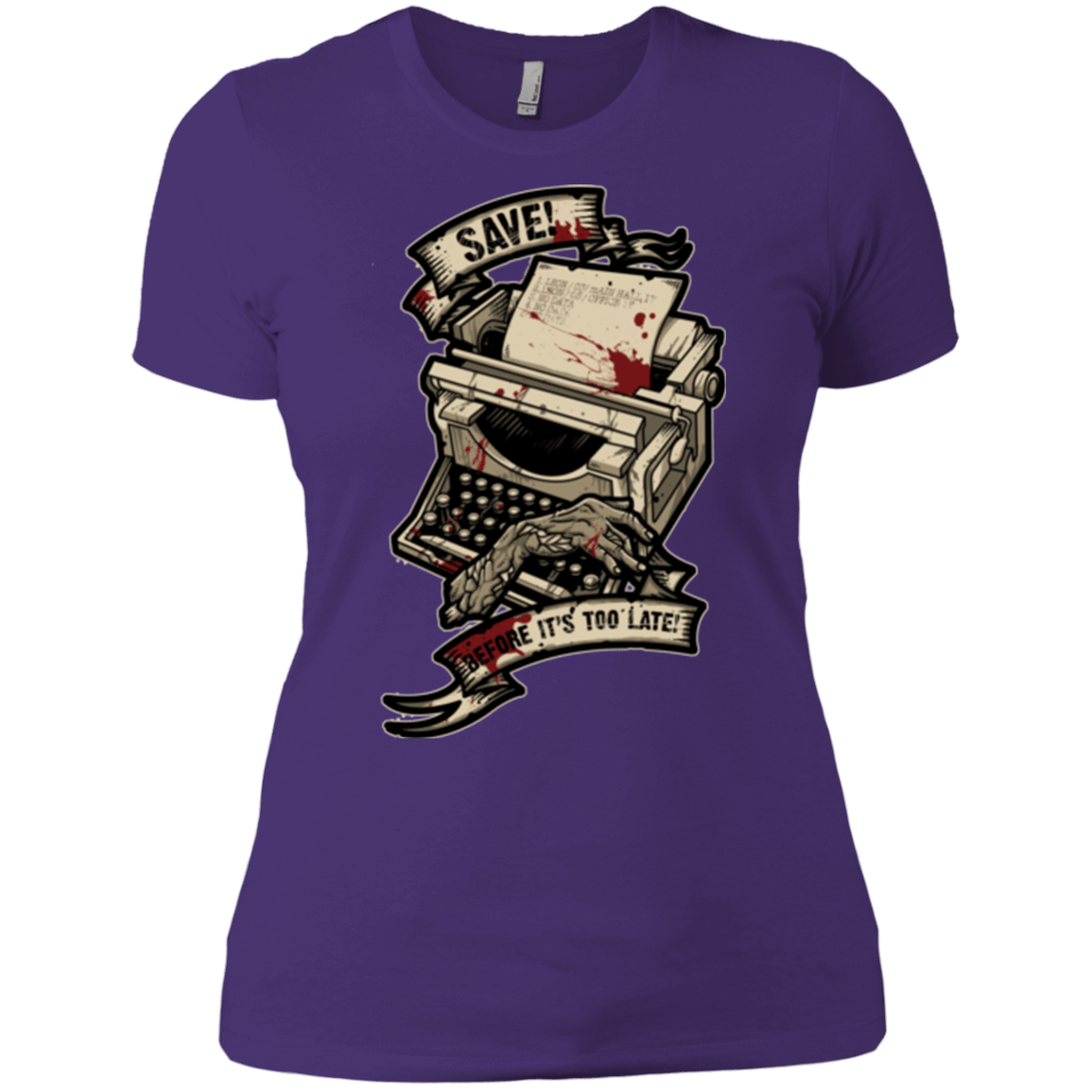 T-Shirts Purple / X-Small EVIL SAVE POINT Women's Premium T-Shirt